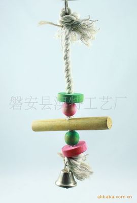 木制鳥(niǎo)爬梯 寵物鳥(niǎo)的理想玩具與必備用品